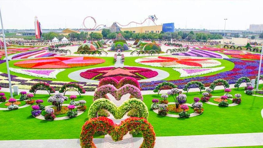 Дубайска цветна градина